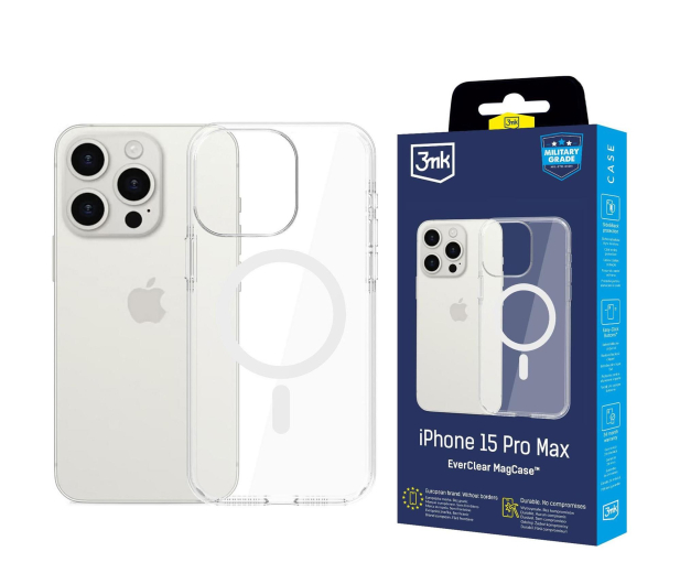 3mk EverClear MagCase do iPhone 15 Pro Max - 1344404 - zdjęcie